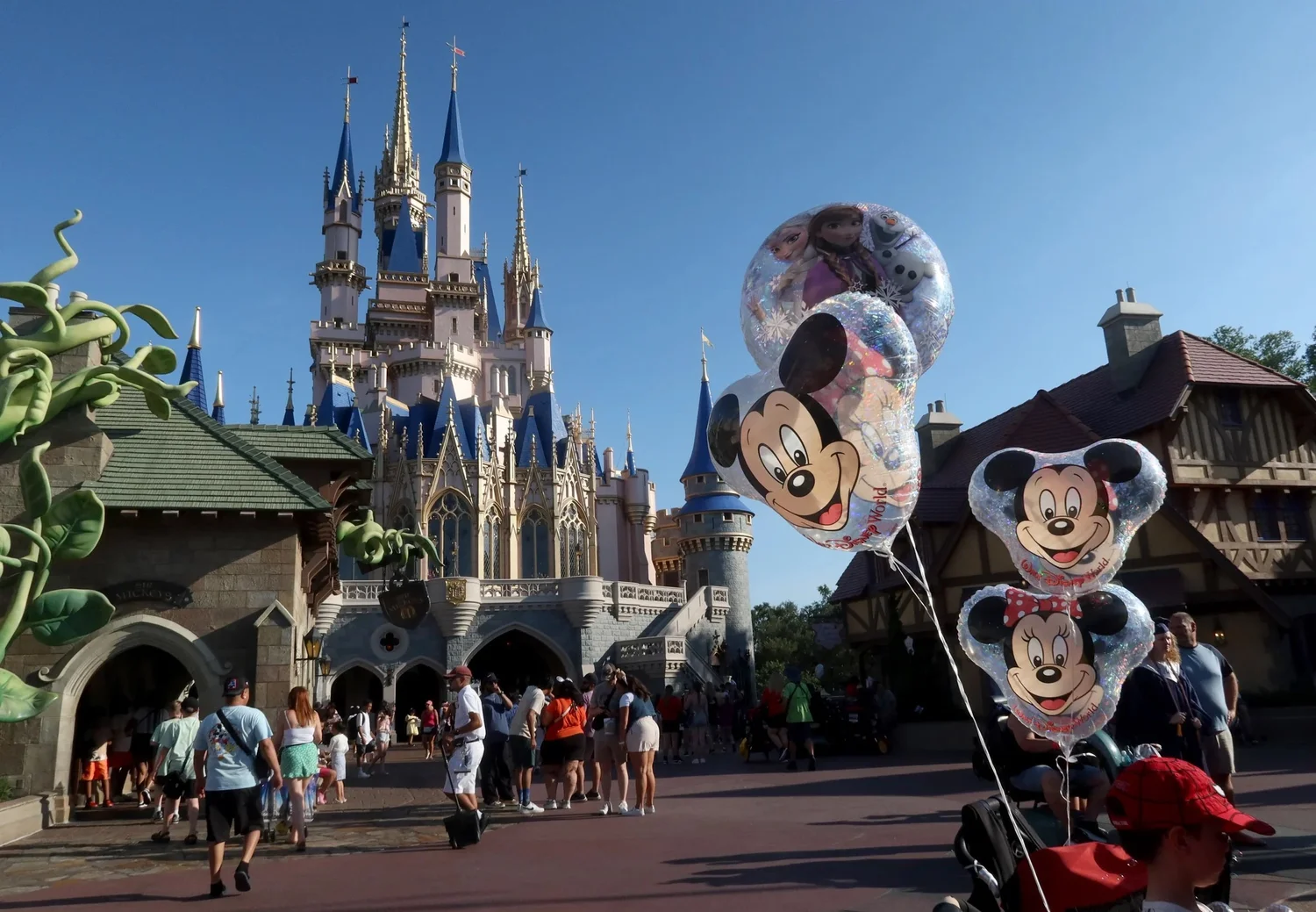 A view of Walt Disney World in Orlando, Fla