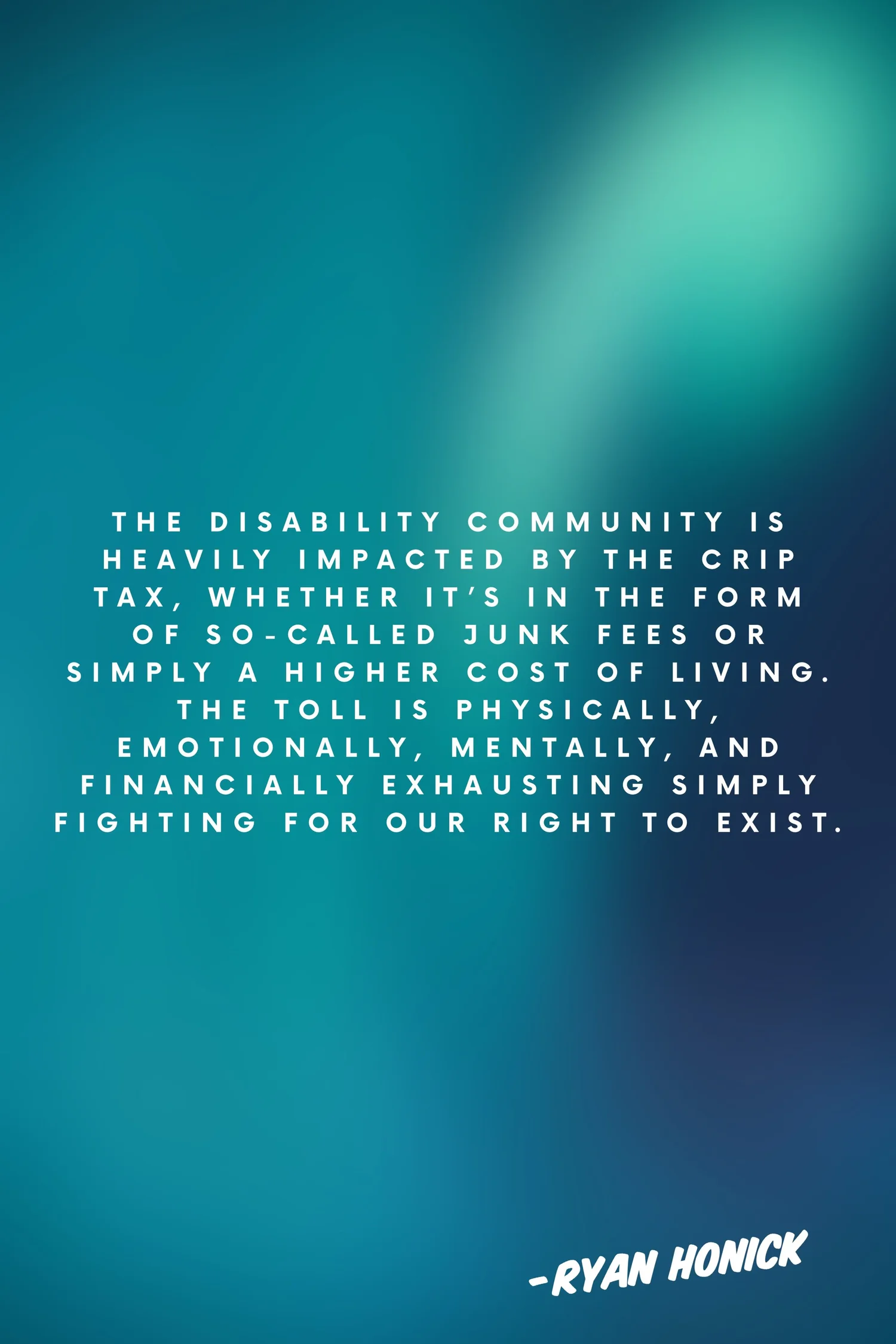 The disability community is heavily impacted by the Crip Tax, whether it’s in the form of so-called junk fees or simply a higher cost of living. The toll is physically, emotionally, mentally, and financially exhausting simply fighting for our rights.